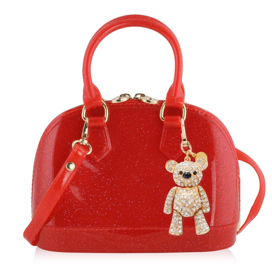 Cate Red Sparkle Purse