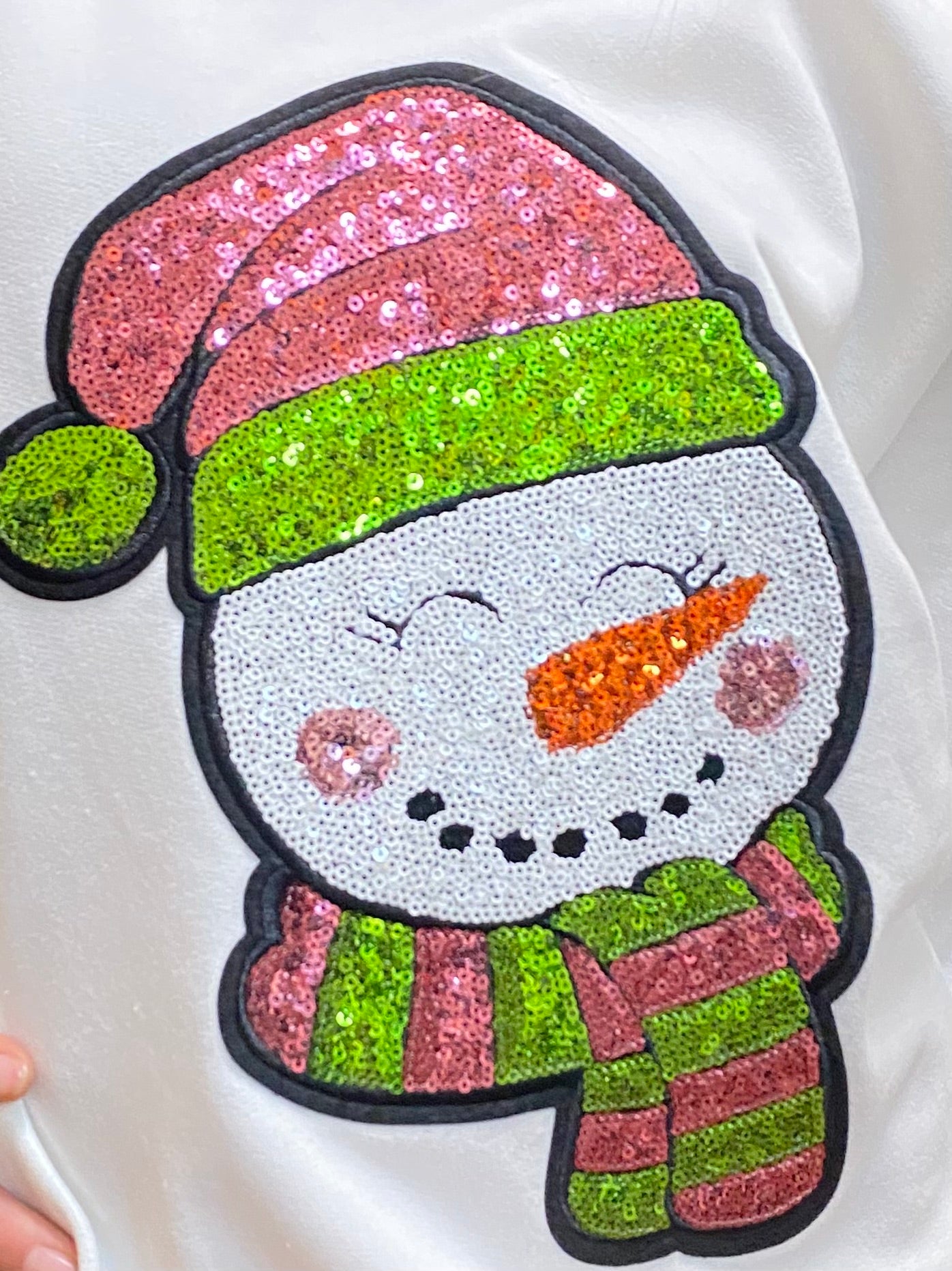 Sequin Snowman Sweatshirt