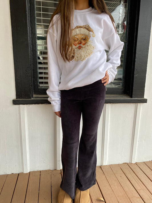 Leopard Santa Sweatshirt