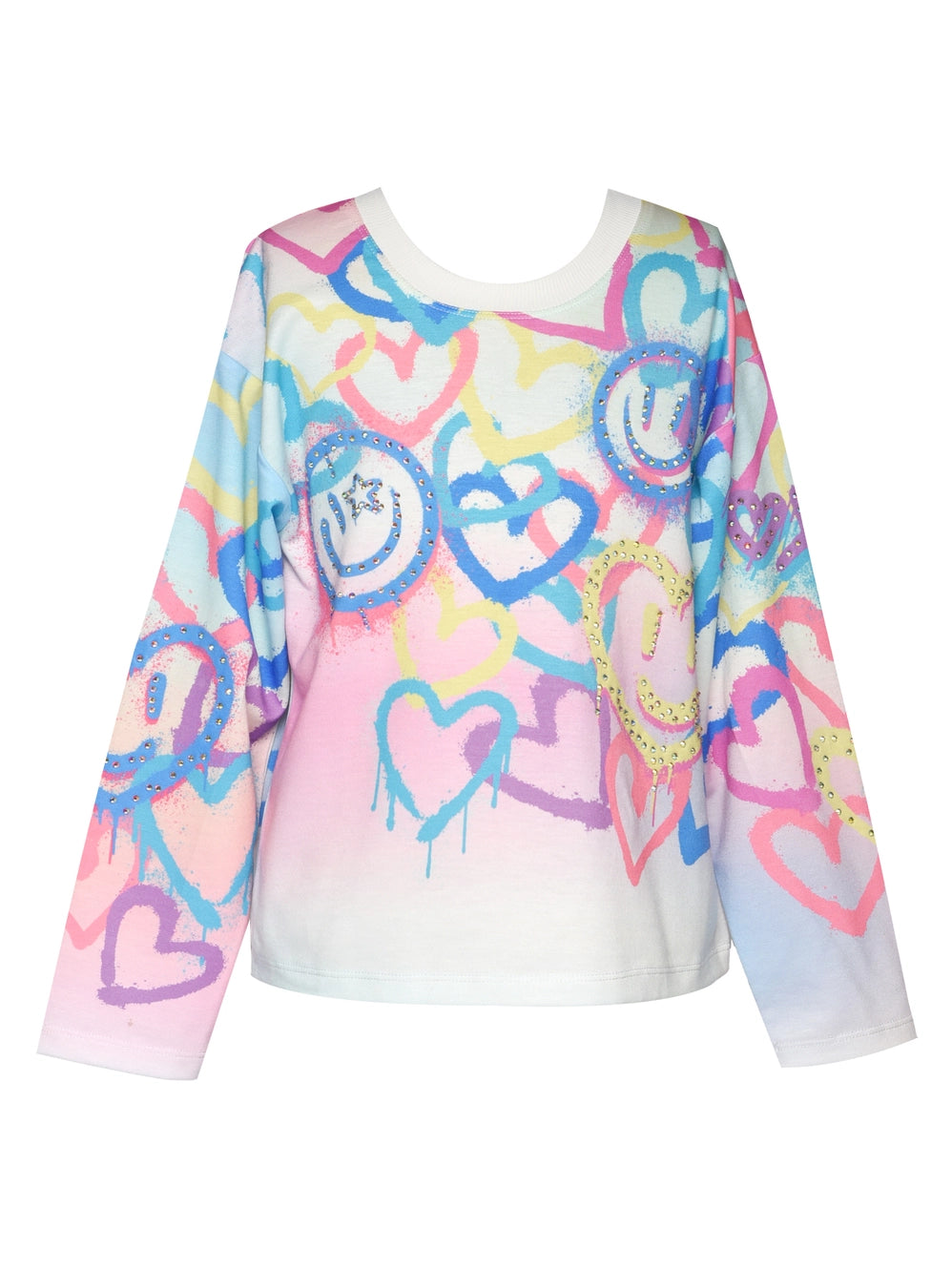 Graffiti Pullover Top