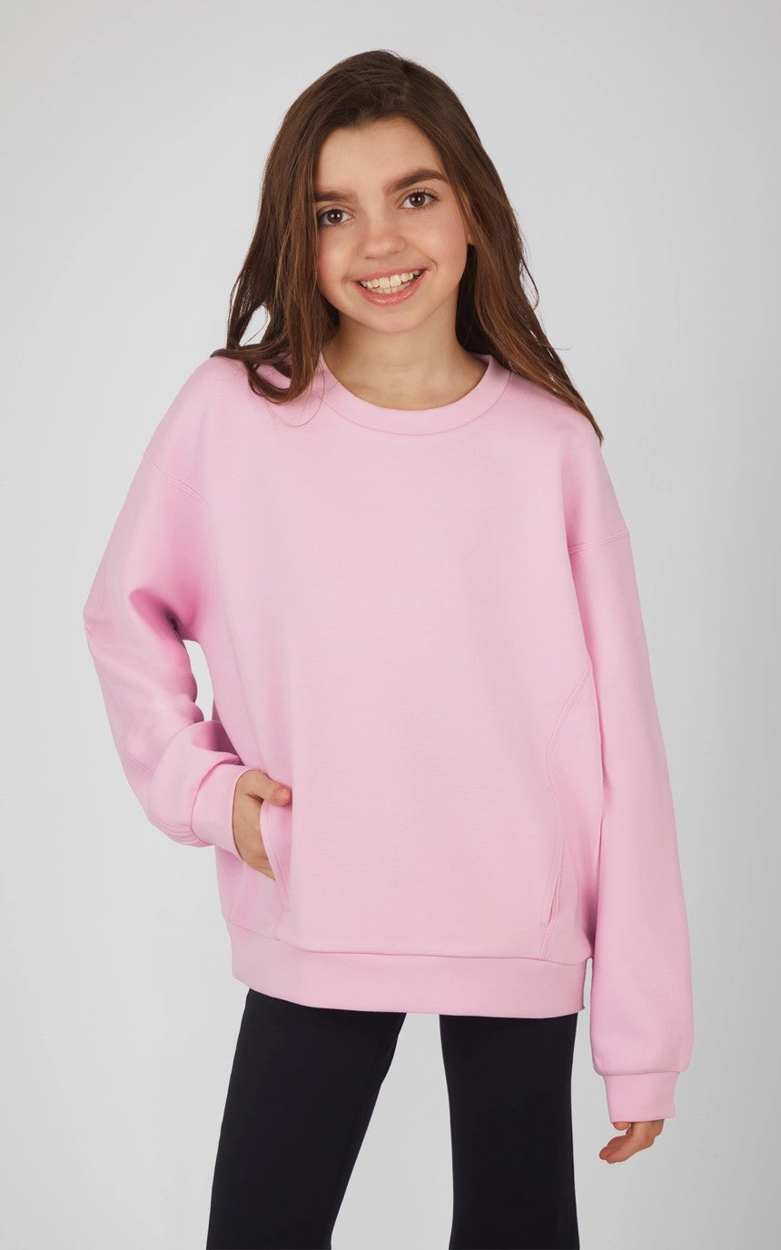 Soft Scuba Zuri Crew Neck Everyday Sweatshirt