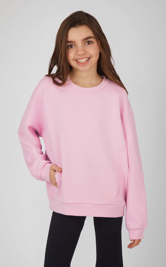 Soft Scuba Zuri Crew Neck Everyday Sweatshirt