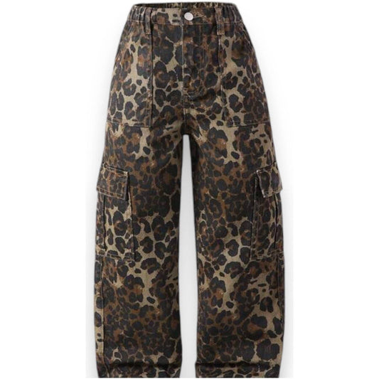 Leopard Cargo Pants